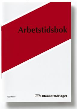 Arbetstidsbok A5 32 sidor