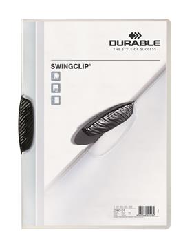 Klämmapp Durable Swingclip 30 ark svart A4 1 st / förpackning
