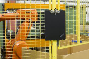 Skrivplatta Keba med magnet Svart A4