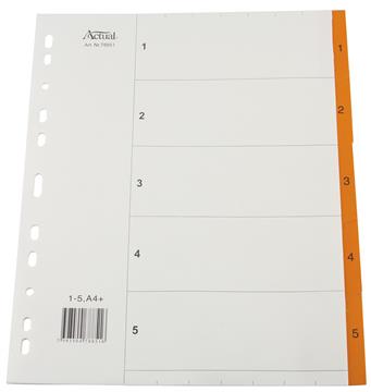 Pärmregister Plus flikförstärkta 1-5 A4+