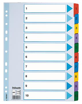 Pärmregister Mylar 1-10 A4