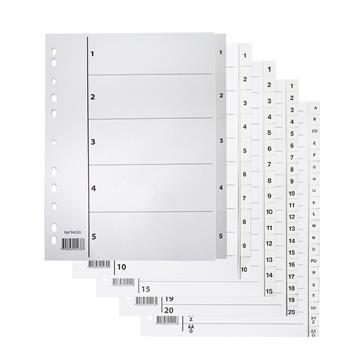 Pärmregister AllOffice plast inkl. rubrikblad 1-31 A4 1 st / förpackning