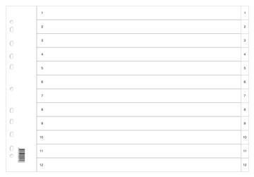 Register Plast A3L 1-12 PP vit