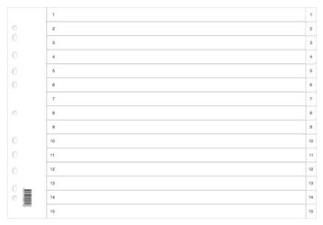 Register Plast A3L 1-15 PP vit