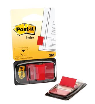 Märkflik Post-it Index 680 röd