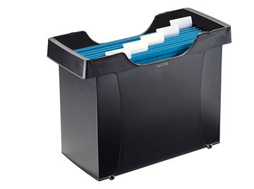 Hängmappsställ Leitz Plus svart