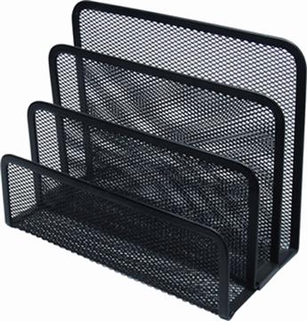 Kuvertställ tråd 3-fack svart