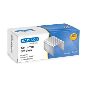 Häftklammer Rapesco 13/14 5000st/fp 5000 st / förpackning