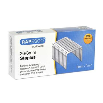 Häftklammer Rapesco 26/8 5000st/fp 5000 st / förpackning