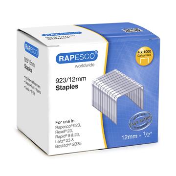 Häftklammer Rapesco 9/12 (923/12) 4000st/fp 4000 st / förpackning