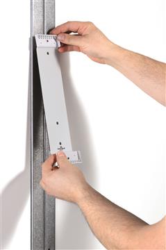 Panelsystem Durable Vägg 10 paneler svart A4