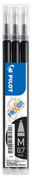 Kulpatron Pilot Frixion Clicker svart 0,7 3 st / förpackning