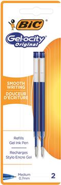 Kulpatron Bic Gelocity gel blå medium 2 st / förpackning