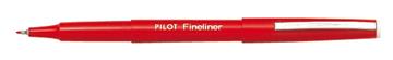 Fiberpenna Pilot Fineliner röd 0,4mm