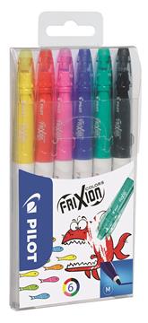Fiberpenna Pilot Frixion Color 6-pack 6 färger 6 st / förpackning