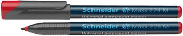 Overheadpenna Schneider 224 röd medium