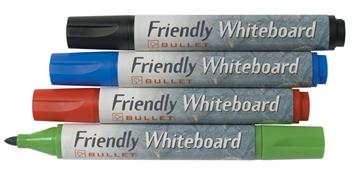 Whiteboardpenna Friendly konisk 4-pack 4 färger 4 st / förpackning