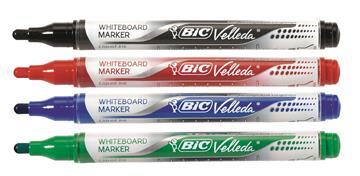 Whiteboardpenna Bic Veleda sort.färg 4-set