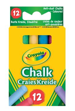 Tavelkrita Crayola färgkritor 12 st / förpackning