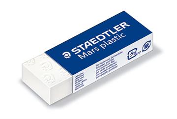 Radergummi Staedtler Mars Plastic 65x23x13mm 1 st / förpackning