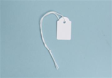 Hängetikett vit 18x29mm 100 st / förpackning