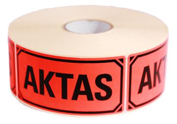 Varningsetikett Aktas