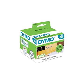 Etikett Dymo Labelwriter adress transparent 89x36mm 260 / FP