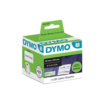 Etikett Dymo Labelwriter adress vit 101x54mm 220 / FP