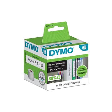 Etikett Dymo Labelwriter pärm vit 190x38mm 110 / FP