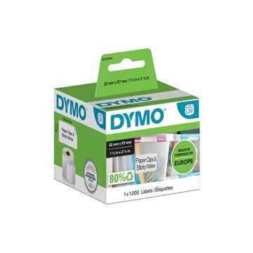 Etikett Dymo Labelwriter universal vit 57x32mm 1000 / FP