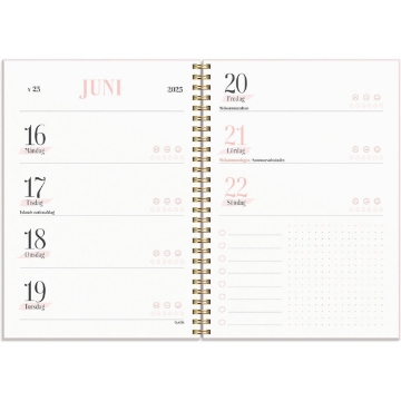 Almanacka Burde 1242 Life Planner Horisontell 2025