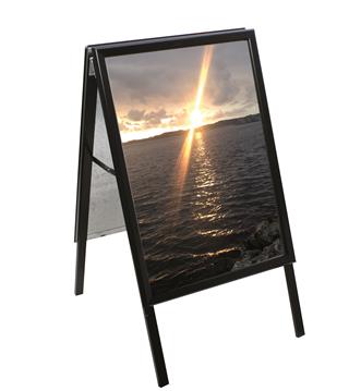 Gatuställ Alusign rfr silver 50x70cm