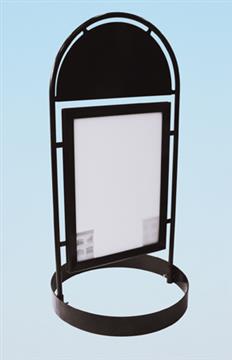 Gatuställ Gotic City svart 50 x 70 cm