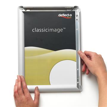 Väggram aluminiumprofil silver A4