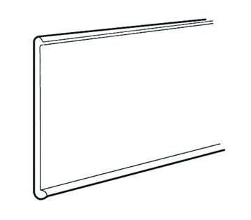 Hyllkantslist AL26-0885TR med tejp 26x885 mm 50 st / förpackning