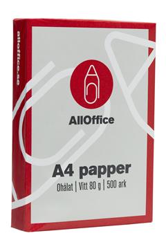 Kopieringspapper Ohålat vitt A4 80g 500 st / förpackning