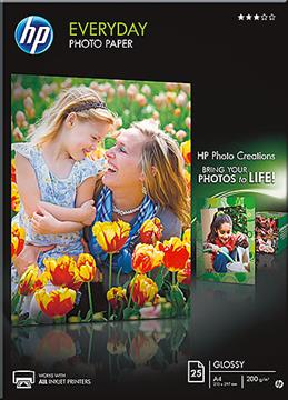 Bläckstrålepapper HP Foto Q5451A A4 200g 25 st / förpackning