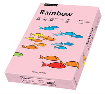Kopieringspapper Rainbow light pink A4 80g 500 st / förpackning