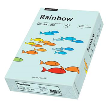 Kopieringspapper Rainbow light blue A4 160g 250 st / förpackning