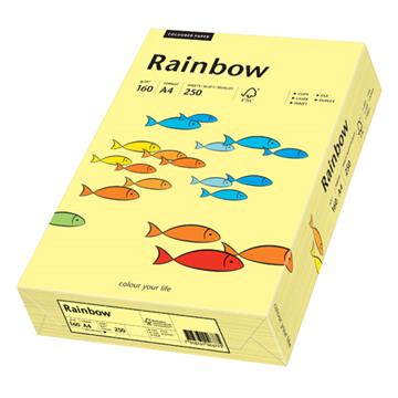 Kopieringspapper Rainbow light yellow A4 160g 250 st / förpackning