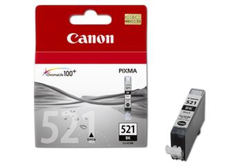 Bläckpatron Canon CLI-521BK 2933B001 svart 9ml