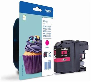 Bläckpatron Brother 600sid LC123M magenta