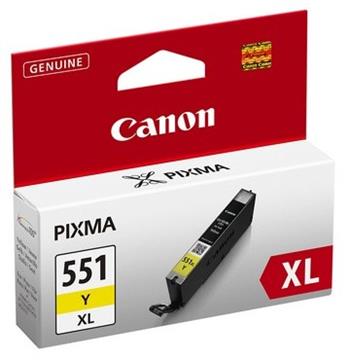 Bläckpatron Canon CLI-551 XL 6446B001 gul