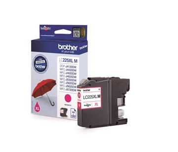 Bläckpatron Brother LC225XLM magenta