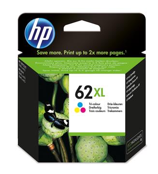 Bläckpatron HP No62XL C2P07AE 3-färg