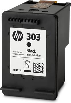 Bläckpatron HP 303 200sid T6N02AE svart