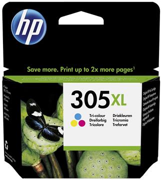 Bläckpatron HP 305XL 200sid cyan/magenta/gul
