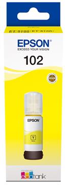 Bläckrefill Epson T102 6000sid C13T03R440 gul