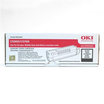 Lasertoner OKI 43324424 svart