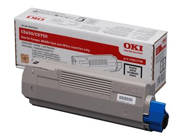 Lasertoner OKI C5650/C5750 43865708 svart